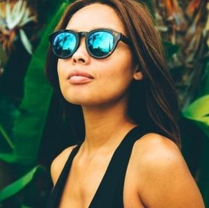 DIFF DIME II SUNGLASSES IN TORTOISE/BLUE POLARIZED